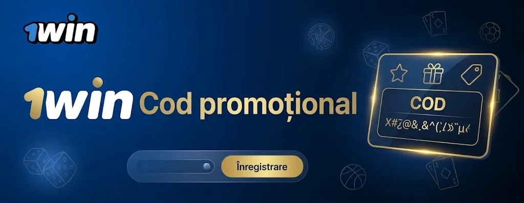 Cod promoțional 1win România – activare în formularul de înregistrare